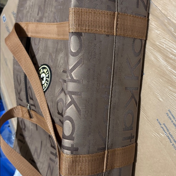 Kipling Brown Logo Tote Bag New Without Tags - Picture 4 of 7